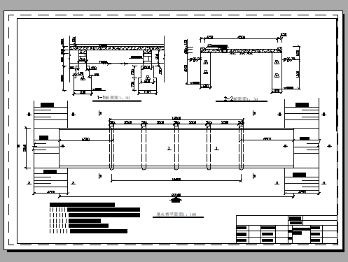 漫水桥CAD建筑设计施工详图_图1