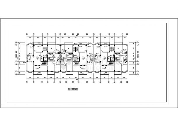 十一层住宅给排水建筑设计施工图-图二