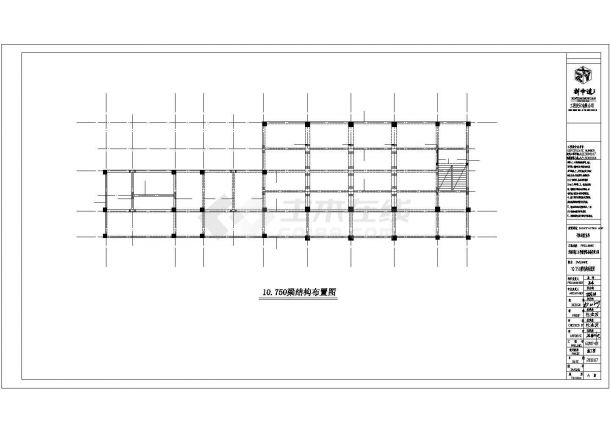 某小学教学综合楼扩建工程设计方案CAD图纸-图二