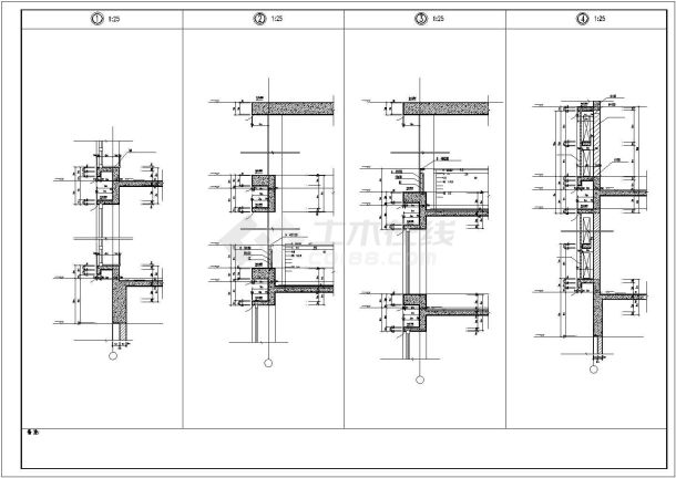 某小区高层建筑设计规划CAD参考图-图二