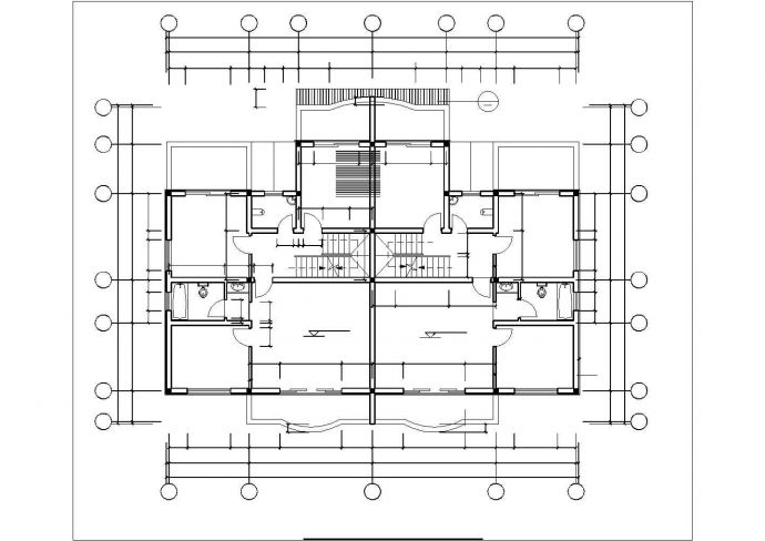 宜春市长乐新村某3层砖混结构单体乡村别墅建筑设计CAD图纸_图1