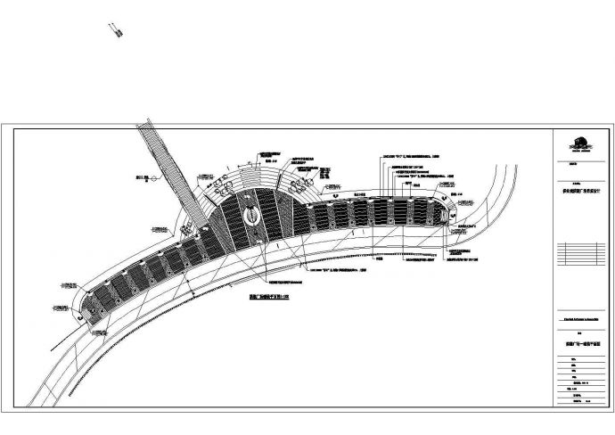 某城市广场建筑设计CAD参考详图_图1