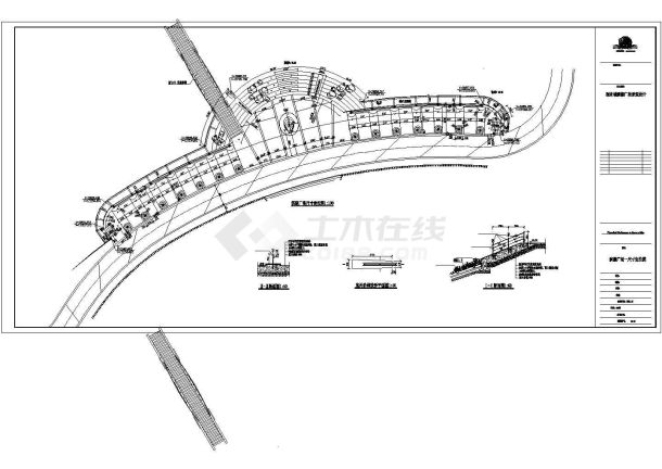 某城市广场建筑设计CAD参考详图-图二