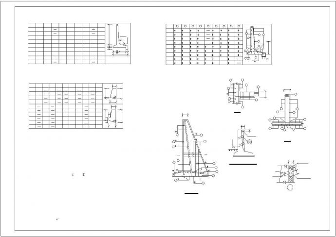 挡土墙结构建筑设计施工图_图1