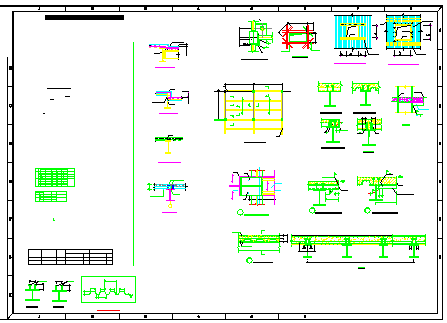 钢结构压型楼板结构大样cad设计详图-图二