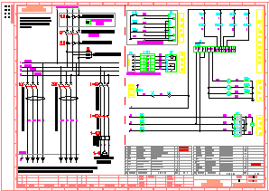 户外综合配电箱设计cad施工图纸（6张）_图1