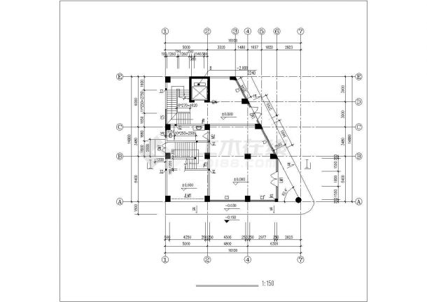 太仓市惠阳路某社区10层框混结构民居住宅楼全套建筑设计CAD图纸-图一