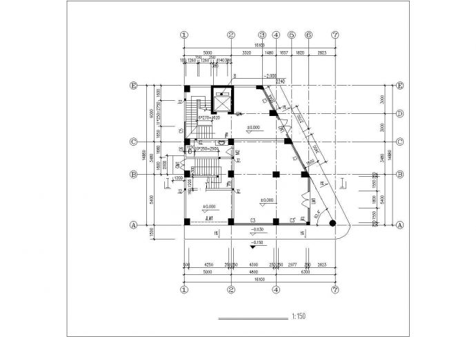 太仓市惠阳路某社区10层框混结构民居住宅楼全套建筑设计CAD图纸_图1