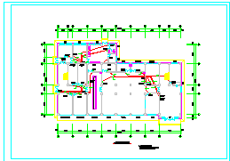 某地三层消防站电气设计强弱电全套CAD设计图纸-图一