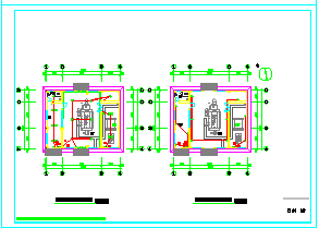 某地区燃气锅炉房电气设计cad全套图纸-图二