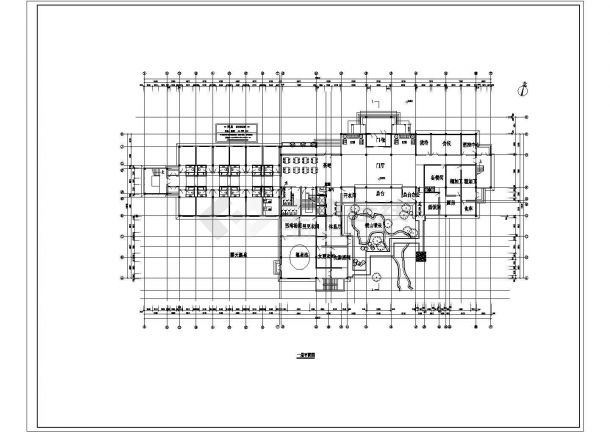 惠州市长春花园小区3层砖混结构连体别墅全套建筑设计CAD图纸-图二