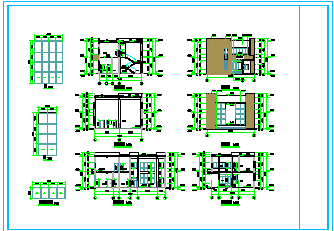 某垃圾中转站建筑施工cad设计全套图纸