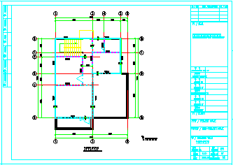 某两层薄壁轻钢别墅全套结构cad设计施工图_图1