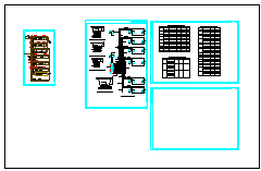 某小区电气综合施工外网外线全套cad设计图纸_图1