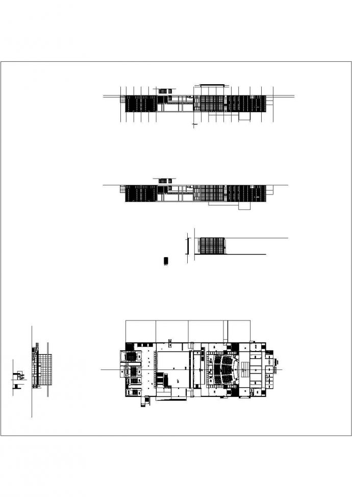 [浙江]现代风格简洁造型大剧院建筑CAD构造设计方案_图1