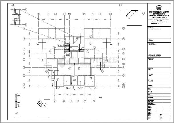 上虞市某南部安置房回迁小区整体施工设计CAD图纸-图一