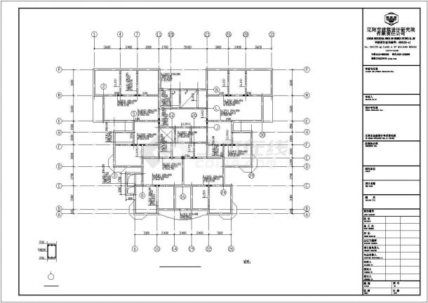 上虞市某南部安置房回迁小区整体施工设计CAD图纸-图二