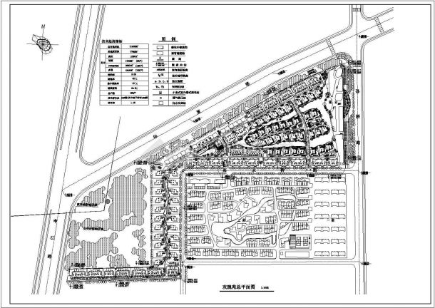 某南洲新村别墅区CAD构造设计图纸-图一
