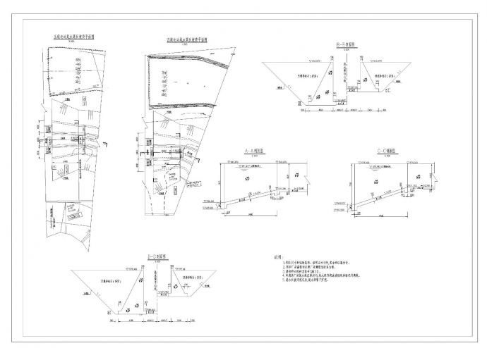 某南方水电站厂房设计施工cad图纸_图1