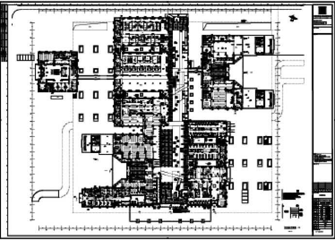 拉萨市白定医院项目一期工程-1层采暖CAD图.dwg_图1