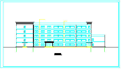 5层4200平米中学教学楼 （计算书、施组、建筑、结构图）_图1