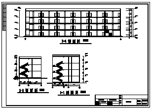 3969平米四层局部三层教学楼（电算、建筑、结构图、答辩PPT ）-图一