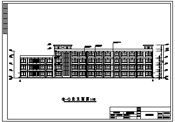 3969平米四层局部三层教学楼（电算、建筑、结构图、答辩PPT ）-图二
