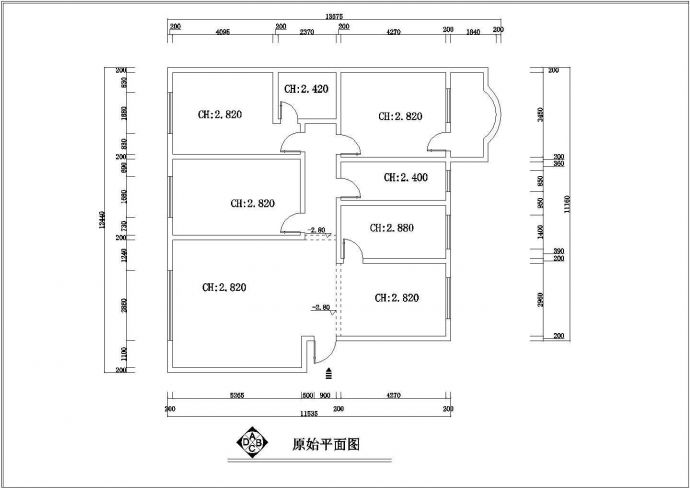 【苏州】精品花园小区住宅楼家居全套设计装修cad图_图1