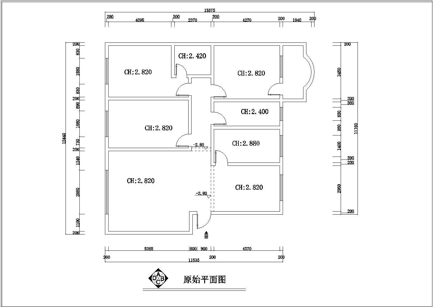 【苏州】精品花园小区住宅楼家居全套设计装修cad图