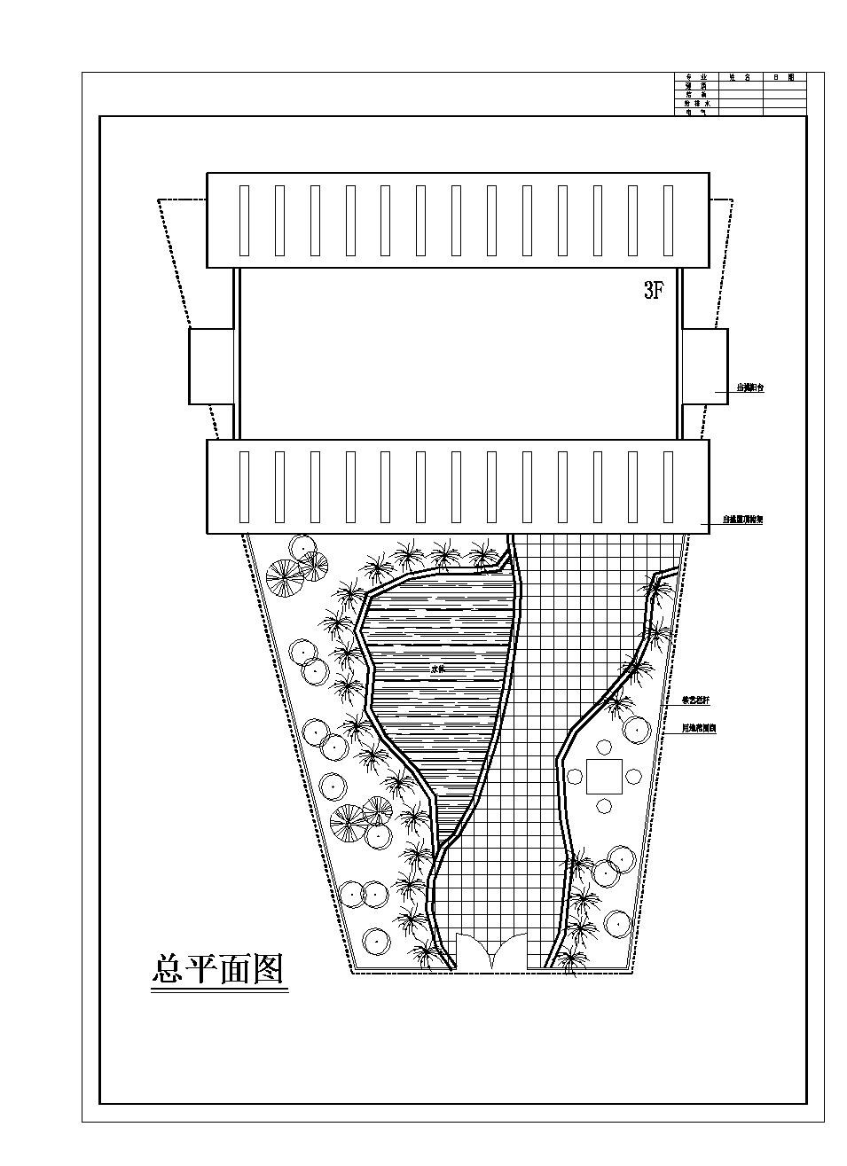 某农村小型办公楼建筑CAD图纸