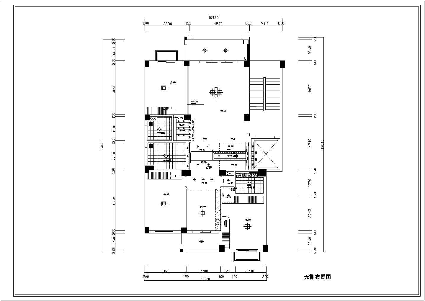 【苏州】某多层公寓楼欧式风格装修全套设计cad图