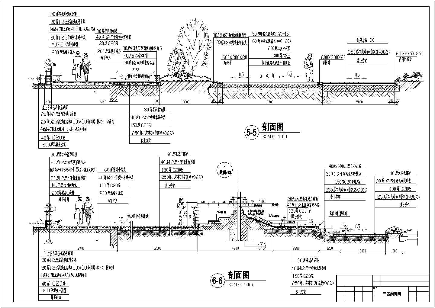 某地区广场建造设计规划CAD图