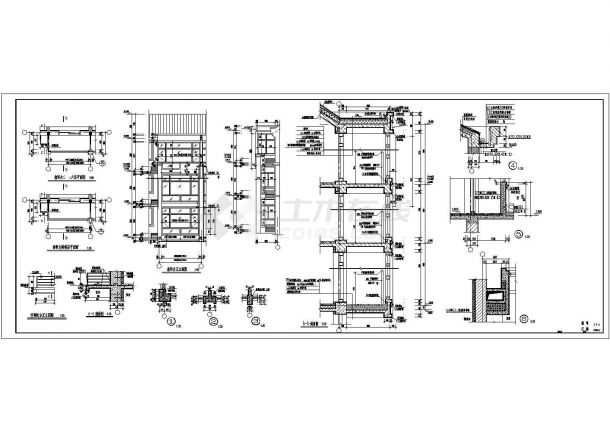 某常用建筑节点CAD完整节点构造大样合集-图二