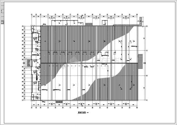 某二层框架结构塑料加工厂房建筑设计cad施工图-图一