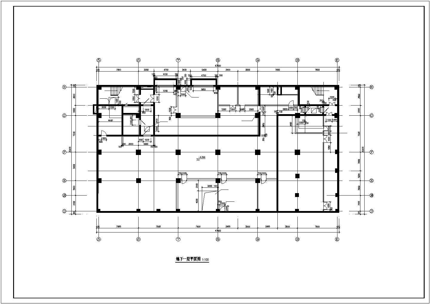 某宾馆建筑设计规划CAD图