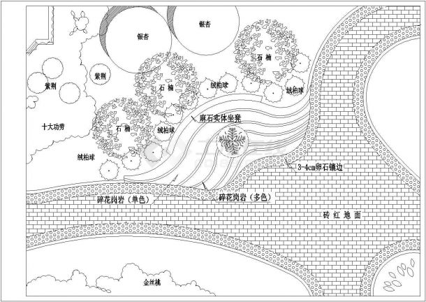 【苏州】某地精品小区绿化全套规划设计cad图-图一