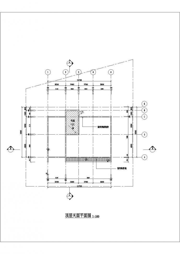 南京市建邺区某别墅区202平米2层混合结构单体别墅建筑设计CAD图纸_图1
