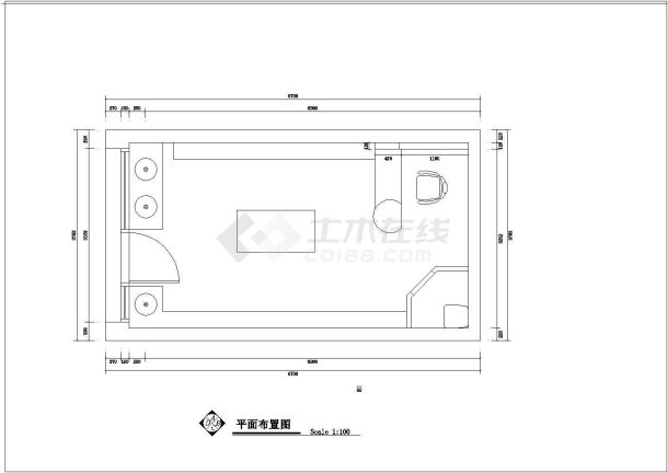 南京金鹰商场小型服饰店面全套装修施工设计cad图纸-图二