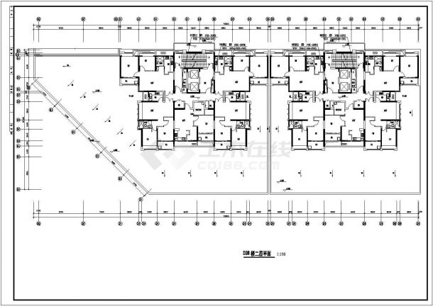 高层商业用房及地下室通风防排烟系统设计施工CAD图（含人防设计）-图二