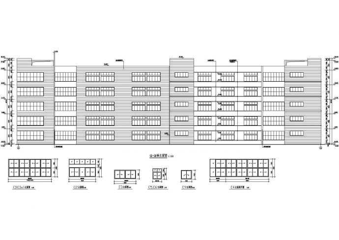 某现代型百货公司厂房建筑设计cad施工图_图1