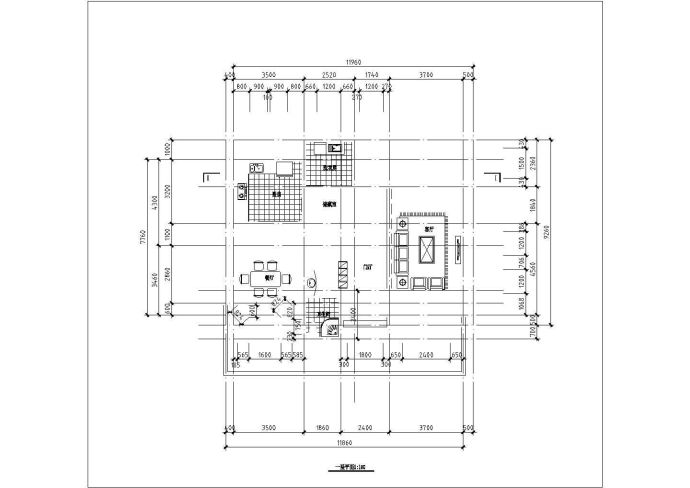 深圳市盐田区某现代村镇3层砖混结构单体别墅平立面设计CAD图纸_图1