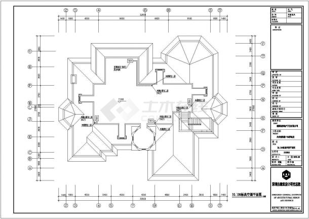 邢台市某现代化村镇3层混合结构单体别墅全套空调系统设计CAD图纸-图一