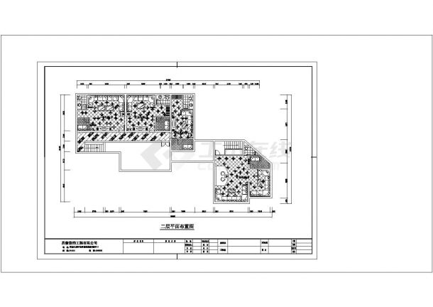 某地区娱乐中心建造设计CAD图-图二