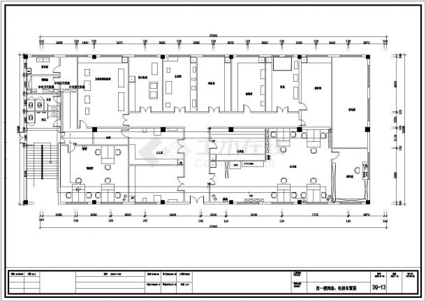 某住宅楼电气设计全套施工CAD图-图二