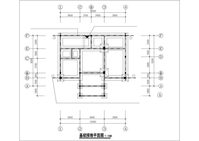 榆林市某居住区3层混合结构单体别墅给排水+电气系统设计CAD图纸_图1