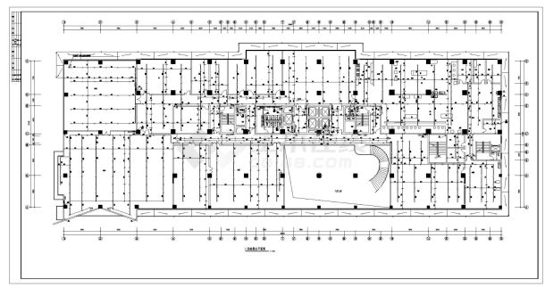 某国际商务大厦给排水CAD施工图纸-图二