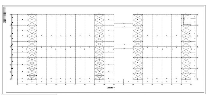 某新建厂房轻钢结构CAD设计详图_图1