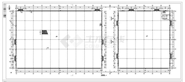 某新建厂房轻钢结构CAD设计详图-图二