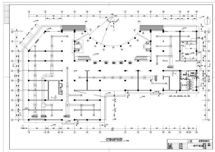 某商场中央空调CAD设计详图_图1
