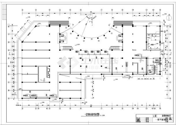 某商场中央空调CAD设计详图-图二